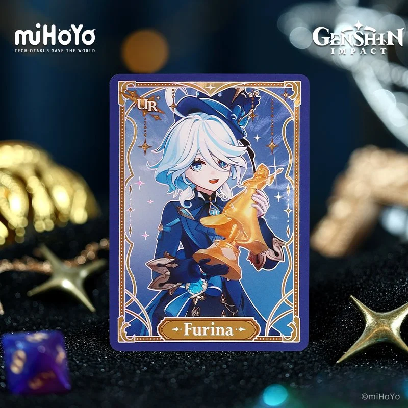 Genshin Impact Trading Card Glowing Travelogue Card Series Vol.1 - 1 Booster Box (18 Boosters)